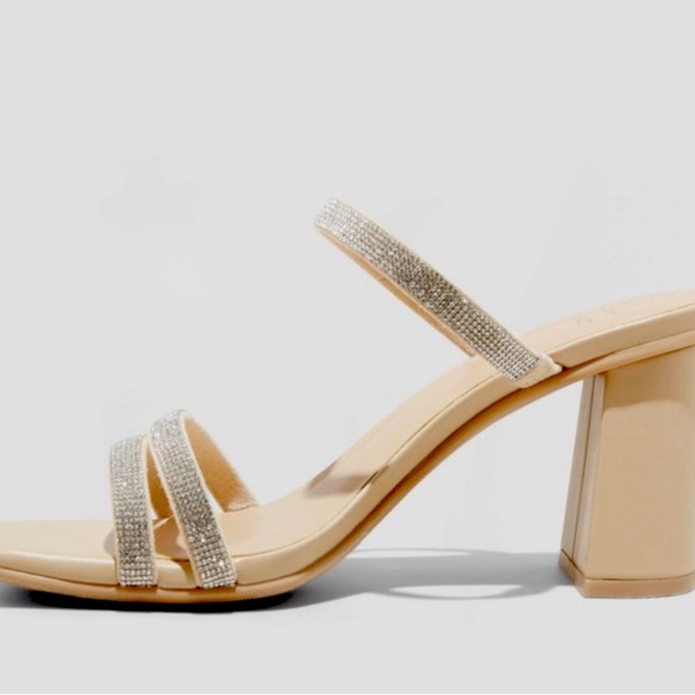 Not for sale- Women’s Stacy Mule Heels- A new day- Silver 10
